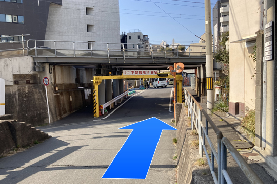 大阪メトロ中津駅からの経路4